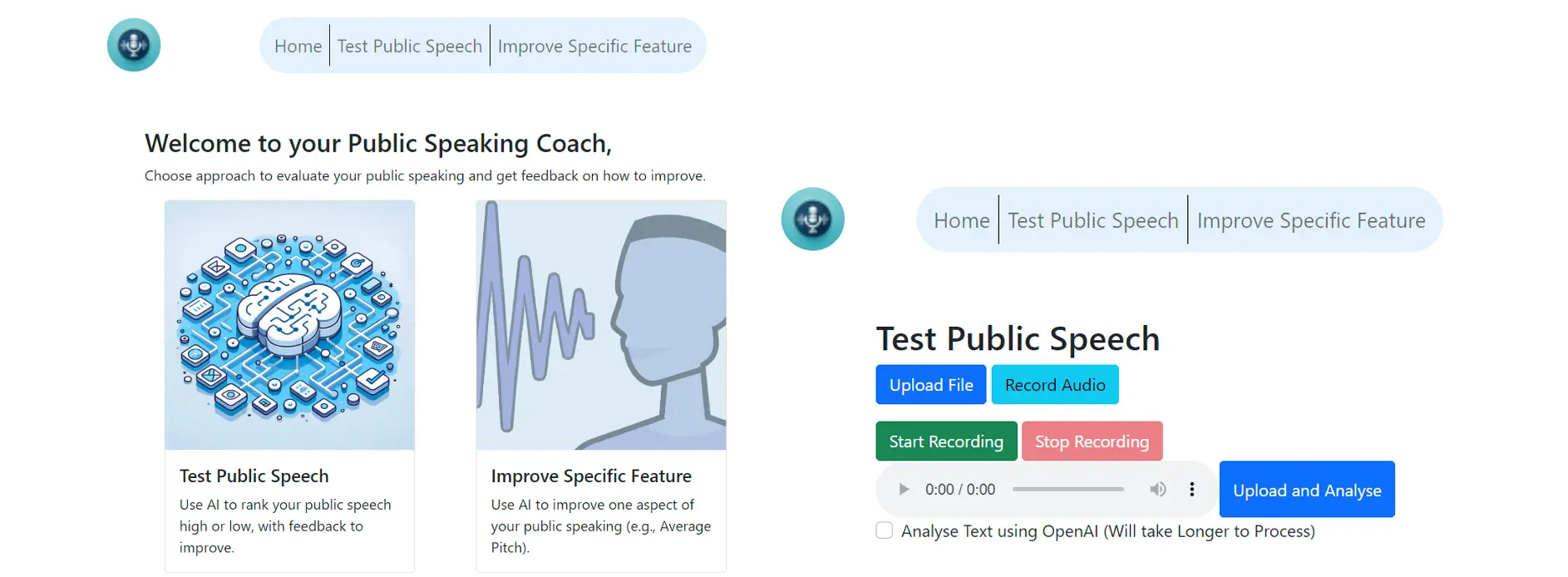 Dissertation: Public Speaking Coach